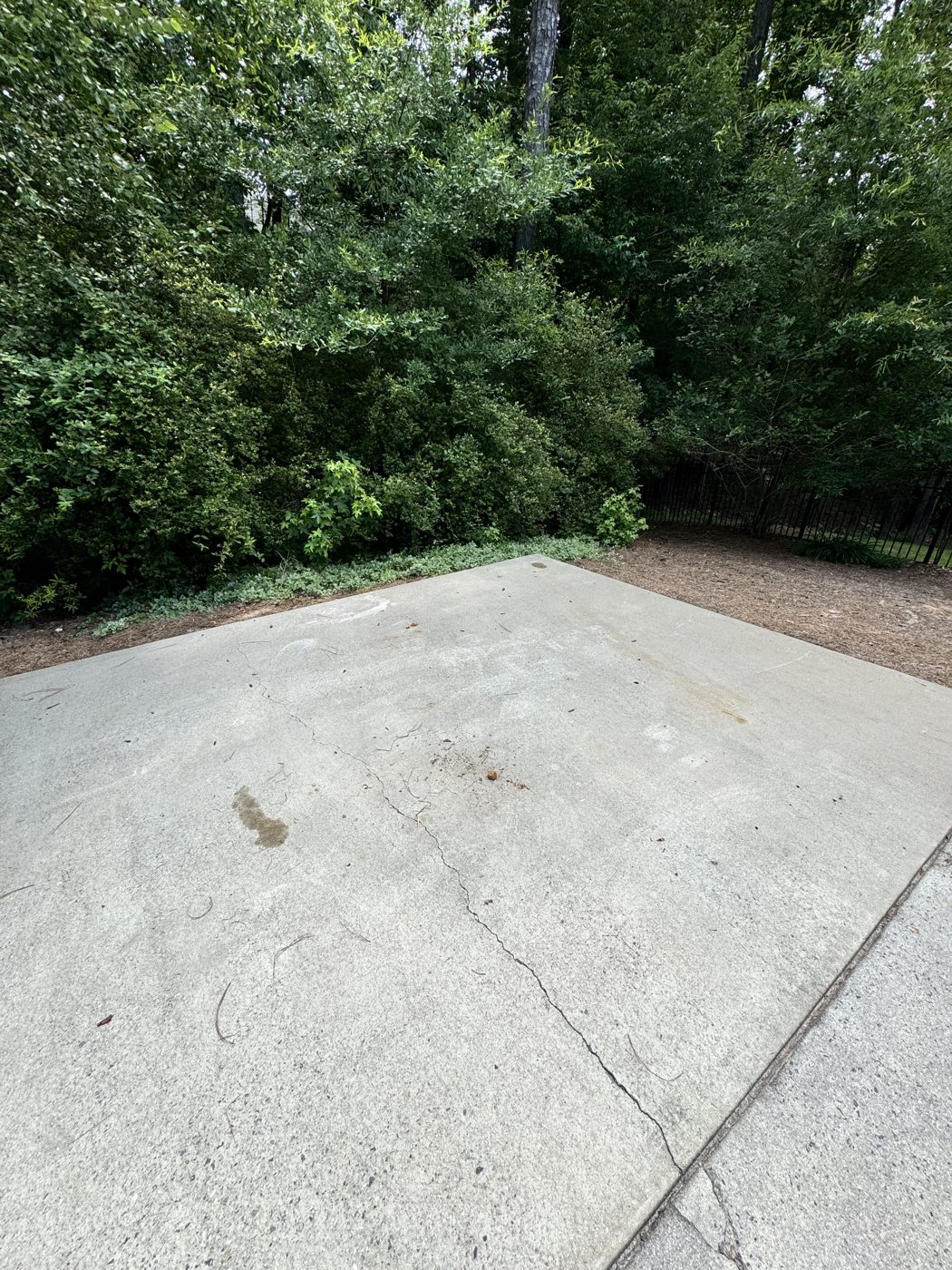 After junk removal in Milton, GA: patio cleanout finished